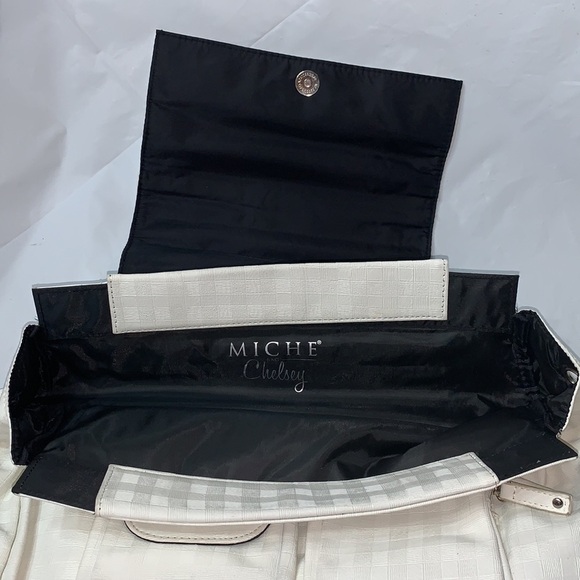 Miche Chelsey White Shell with top flap Fits Prima base bag - Picture 6 of 7